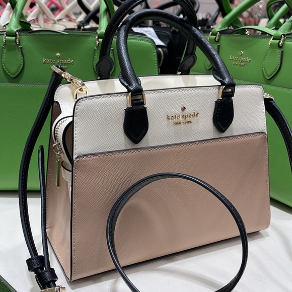 Kate Spade Madison Colorblock Saffiano Leather Small Satchel
Toasted Hazelnut - Picture 16 of 16